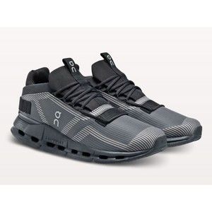 ON CLOUDNOVA VOID Mens Size 11.5 Black Eclipse Undyed White Running Shoes New